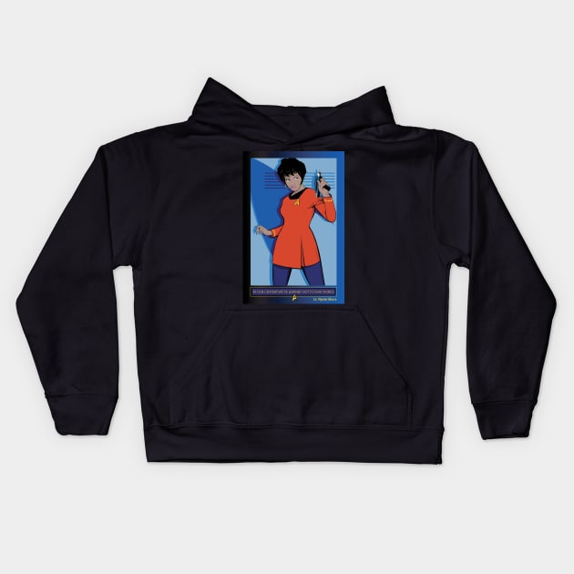 Uhura Kids Hoodie by Pop Art Saints